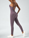 ZASUWA Female Cross Back Ribbed Jumpsuit