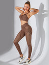 ZASUWA Female Mesh Cross Back Quick Dry Tracksuit