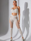 ZASUWA Female Mesh Cross Back Quick Dry Tracksuit