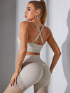 ZASUWA Female Mesh Cross Back Quick Dry Tracksuit