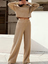 ZASUWA Female Casual Loose High-waisted Tracksuit