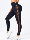 ZASUWA Female Lace-up Breathable Scrunch Bum High-waisted Leggings