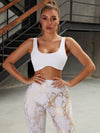 ZASUWA Female Big U Collar Backless Sports Bras