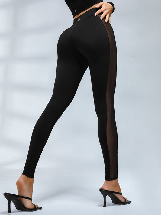 Sexy Sheer Mesh Seamless Leggings