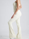 ZASUWA Female Ribbed Elastic Tight Seamless Quick-dry Jumpsuit