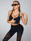 ZASUWA Female Sexy Fishnet Quick-dry High-rise Leggings