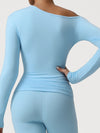ZASUWA Female Solid Color Buttons Long Sleeves