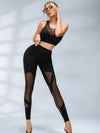 ZASUWA Female Sexy Sheer Mesh Hip-lift Tracksuit