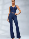 ZASUWA Female Faux Denim Quick Flare Leggings
