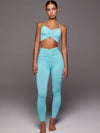 ZASUWA Female Solid Color Unique Folds V Shape Waist Tracksuit