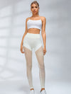 ZASUWA Female Sexy Fishnet Scrunch Bum Leggings
