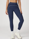 ZASUWA Female Contrast Color Stripes Booty Leggings
