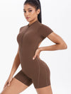ZASUWA Female Hollow Out Backless Scrunch Bum Push Up Design Romper