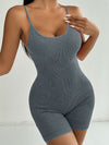 ZASUWA Female Denim Ribbed Romper