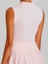 ZASUWA Female Stand Up Collar Zipper Quick Dry Tank