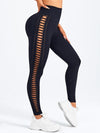 ZASUWA Female Lace-up Breathable Scrunch Bum High-waisted Leggings