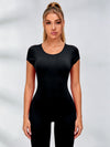 Sexy Backless U Collar Jumpsuit
