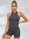 Zipper Short Romper