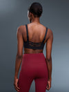 ZASUWA Female Zipper Cross Back Backless Sports Bras