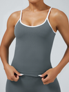 Stripes Backless Seamless Tank