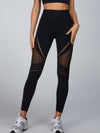 ZASUWA Female Sexy Fishnet Quick-dry High-rise Leggings