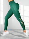 ZASUWA Female Hollow Out High-waisted Seamless Leggings