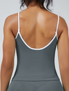 Stripes Backless Seamless Tank