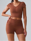 ZASUWA Female Unique Cut Out Pocket Scrunch Bum Sportswear