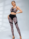 ❤ZASUWA Female Leopard Print Push Up Design Leggings