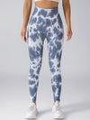 ZASUWA Female Hot Tie-dye Quick Dry Hip-lift Leggings