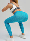 ZASUWA Female Leopard Print Elastic Tight Push Up Design Leggings