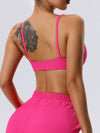 ZASUWA Female Backless Solid Color Sports Bras