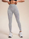 ZASUWA Female Deep V Back Scrunch Bum Seamless Leggings