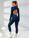 Backless Zipper Jumpsuit
