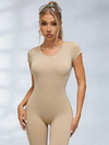 Sexy Backless U Collar Jumpsuit