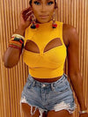 ZASUWA Female Sexy Hollow Out Solid Color Sports Bras