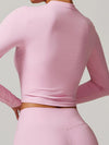 ZASUWA Female Solid Color Quick Dry Elastic Tight Long Sleeves