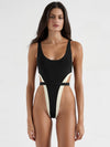 ZASUWA Female Contrast Color Stripes One Piece