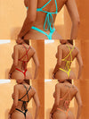 ZASUWA Female Cross Cutout Micro Bikini Set