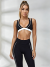 Contrast Color Stripes Tracksuit