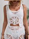 ZASUWA Female Sexy Fishnet Hollow Out Swimwear Cover Dress Without Bikini Set
