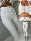 ❤ZASUWA Female Must Have Zipper Leggings