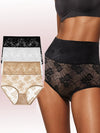 Sexy Solid Color Mesh Lace Panties