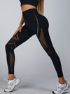 ZASUWA Female Sexy Fishnet Quick-dry High-rise Leggings