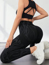 ZASUWA Female Natural Texture Seamless Scrunch Bum Leggings