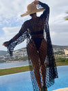 ZASUWA Female Wave Point Mesh 3-Pieces Bikini Set