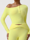 ZASUWA Female Solid Color Buttons Long Sleeves