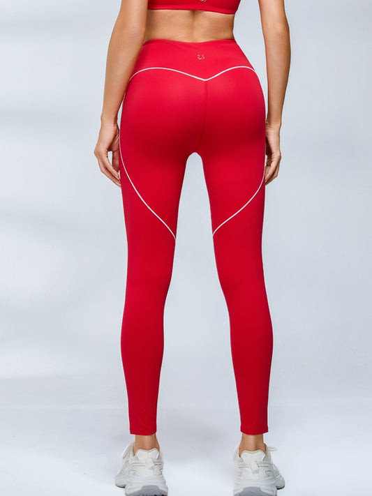 ZASUWA Female Big Heart Shape Booty Leggings