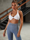 ZASUWA Female Twist Cross Back Sports Bras