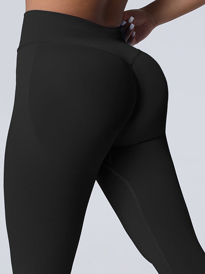 Nahtlose Quick Dry Scrunch Butt High-Waist Leggings